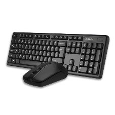 Комплект клавиатура+мышь A4Tech 3330N беспроводной, USB, 1200 DPI, чёрный