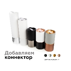 Насадка для корпуса светильника N7005 PPG золото розовое полированное  D70*H26mm Out1.5mm MR16