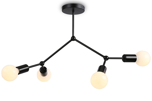 Светильник Ambrella light TR8033/4 BK черный E27*4 max 40W D670*440