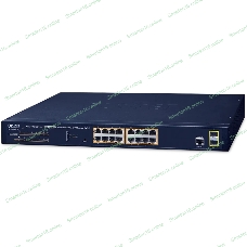 Коммутатор управляемый GS-4210-16P2S IPv6/IPv4, 16-Port Managed 802.3at POE+ Gigabit Ethernet Switch + 2-Port 100/1000X SFP (220W)