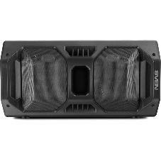 Мобильные колонки чёрные Sven PS-600 2.0  (2x25W, mini Jack, USB, Bluetooth, FM, micro SD, LED-дисплей, ПДУ, 2 x 4000 мA, LED подсветка)