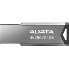 Флешка USB ADATA UV250 (AUV250-64G-RBK), 64Gb, USB 2.0, R/W 25/10, черный