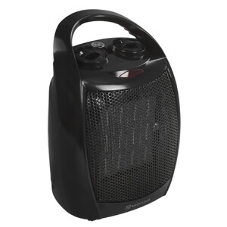 Тепловентилятор Neoclima PTC-07, черный, 750/1500 Вт, 20 м2, термостат