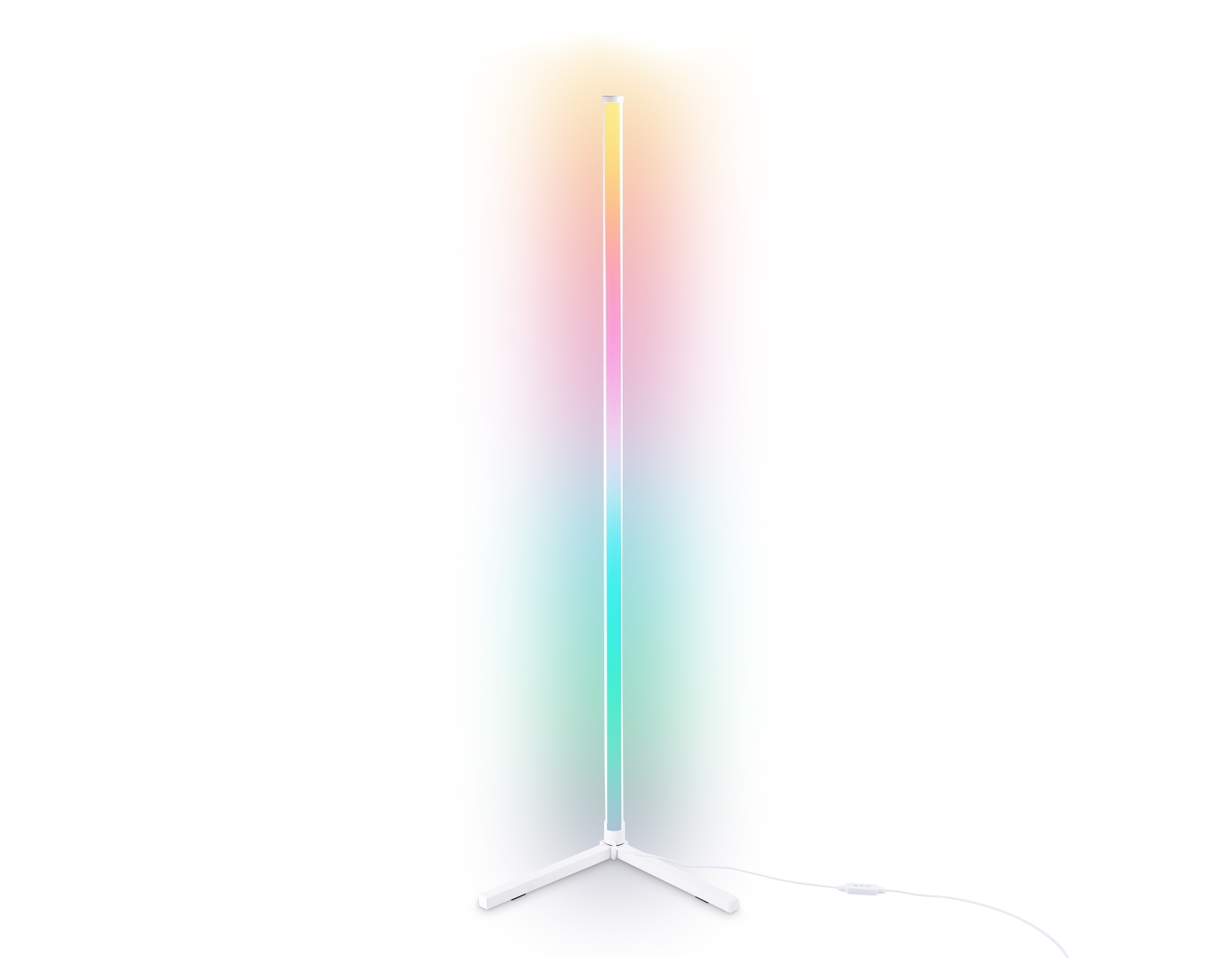 Светильник Ambrella light FL8020 WH белый LED 15W RGB D32*1250 (ПДУ РАДИО 2.4G)