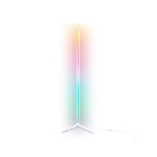 Светильник Ambrella light FL8020 WH белый LED 15W RGB D32*1250 (ПДУ РАДИО 2.4G)