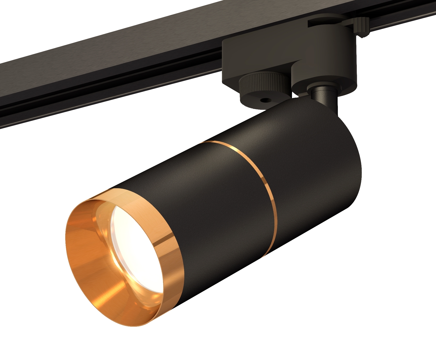 Светильник Ambrella light XT6302021 SBK/PYG черный песок/золото желтое полированное MR16 GU5.3