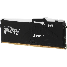 Оперативная память Kingston Fury Beast Black RGb, DDR5, 8Gb (1x8Gb), 5600MHz, CL36, DIMM, с радиатором, RGb, черный