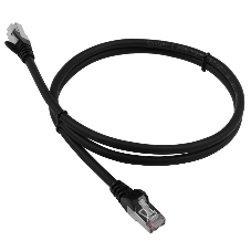 Патч-корд LANMASTER LSZH FTP cat.6, 3.0 м, черный