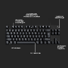 Клавиатура Logitech G413 TKL SE проводная, USB Type-A, чёрный