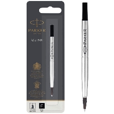 Стержень роллер Parker Quink Z01 (CW1950321) F 0.5мм, черные чернила, блистер