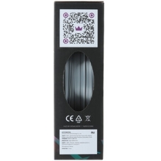 Филамент Crown Micro CM-FILPLAS005S PLA Silk 1.75 1кг серебряный