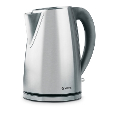 Чайник электрический Vitek VT-WK1059 1.7л. 2200Вт белый корпус: стекло/пластик
