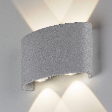 Светильник Elektrostandard 1555 TECHNO LED  садово-парковый со светодиодами серый a038416