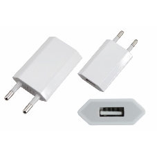 Сетевое зарядное устройство Rexant iPhone/iPod USB белый (СЗУ) (5 V, 1000 mA)