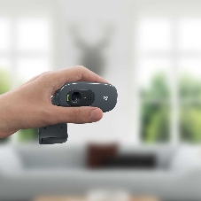 Веб-камера Logitech C270 HD 1280x720, 30 кадр/с, USB Type-A, микрофон (шумоподавление), автоосвещение, универсальное крепление