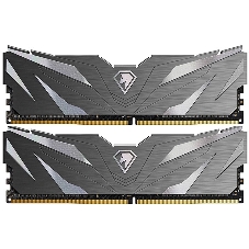 Оперативная память NETAC, DDR4, 32GB (2x16GB), 3200MHz, CL16, DIMM, с радиаторами, черный
