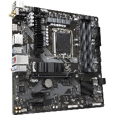 Материнская плата Gigabyte B760M DS3H AX DDR4 (V1.2/V1.3), LGA 1700, Intel B760, 4xDDR4, 4xSATA, 2xM.2, 1xPCI-E 4.0 x16, 2xPCI-E 4.0 x1, 1xHDMI, 2xDP, 1x 2.5Gb LAN, 3xUSB 3.2 Gen 1, 2xUSB 2.0, 3x3.5 мм, 7.1, Micro-ATX