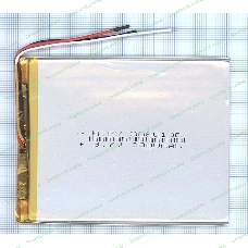 Аккумулятор Li-Pol (батарея) 3x80x100мм 3pin 3.7V/3000mAh