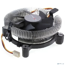 Кулер для процессора Crown CM-80 v2 серебристый/черный, 75 мм, алюминий, 2200 об/мин, 22 дБ, 3 pin, 65 Вт, 42 мм