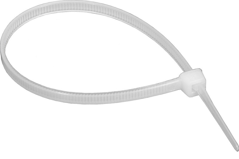 Хомут нейлоновый GNC-72-300-W, 7,2x300мм, 100 шт, Белый, 1/50
