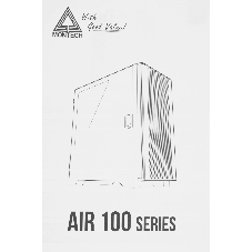 Компьютерный корпус Montech AIR 100 LITE белый без БП mATX 2x120мм 1xUSB 2.0 2xUSB 3.0 audio bott PSU
