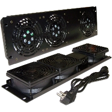 Блок вентиляторов Lanmaster (TWT-CB-FANV3-RACK) 3 вент. черный (упак.:1шт)