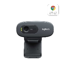 Веб-камера Logitech C270 HD 1280x720, 30 кадр/с, USB Type-A, микрофон (шумоподавление), автоосвещение, универсальное крепление