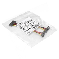 Кабель питания SATA ExeGate EX-CC-SATAM2F-0.15A (15pin M/2x15pinF, угловые разъемы, 0,15м)