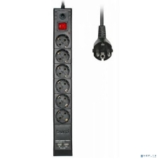 Сетевой фильтр Buro BU-SP3 USB 2A-B 3 м, 6 розеток, черный, коробка