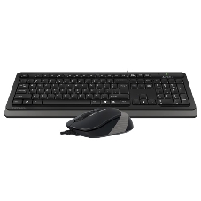 Комплект клавиатура+мышь A4Tech FStyler F1010 проводной, USB, 1600 DPI, чёрный