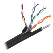 Кабель Neomax NM20041 FTP внешний с тросом, Кат. 5е, 305 м. (Медный) Экрантрованный