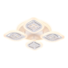 Светильник Ambrella light FA280/4 WH белый 69W 530*530*80 (ПДУ РАДИО 2.4G)