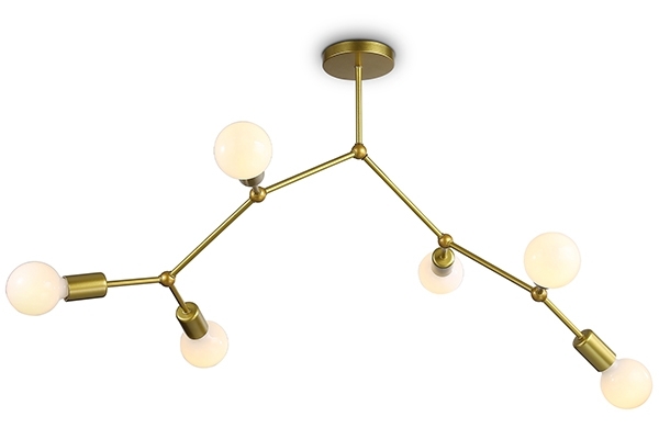 Светильник Ambrella light TR8038/6 BS латунь E27*6 max 40W D670*590