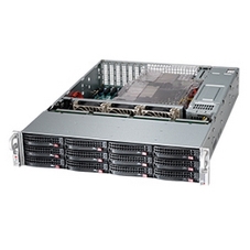 Корпус Supermicro CSE-826BAC4-R920LPB, 2U, 8 x SAS3 & 4 x hybrid NVMe 3.5 bays