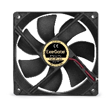 Вентилятор для корпуса ExeGate ExtraPower EP12025SM черный, 120 мм, 1800 об/мин, 28 дБ, 2 pin