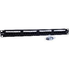 Патч-панель NTSS NTSS-PP-1U-24-UTP-RJ45-5E-D 19
