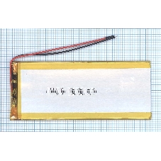 Аккумулятор Li-Pol (батарея) 3*55*130мм 2pin 3.7V/3000mAh