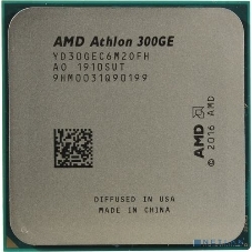 Процессор AMD Athlon 300GE 2C/4T (3.4GHz,5MB,35W,AM4) tray, with Radeon Vega Graphics
