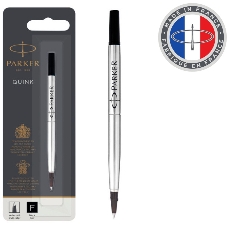 Стержень роллер Parker Quink Z01 (CW1950321) F 0.5мм, черные чернила, блистер