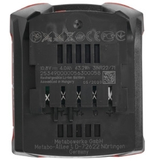 Metabo Аккумулятор 12,0 В, 4,0 Aч, LiHD 625349000