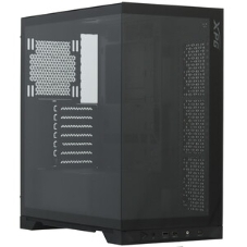 Компьютерный корпус XPG INVADER X BLACK (INVADERXMT-BKCWW) Mid-Tower Gaming ATX PC Case with Panoramic View, Tempered Glass Panels, and RGb Lighting Black