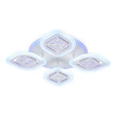 Светильник Ambrella light FA280/4 WH белый 69W 530*530*80 (ПДУ РАДИО 2.4G)
