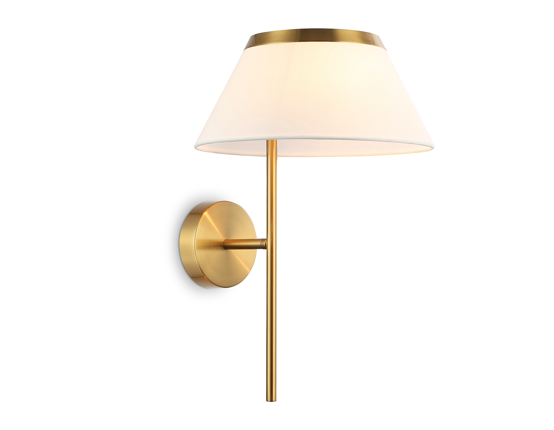 Настенный светильник Ambrella light LH72475 BS/WH латунь/белый Е14 max 40W 300*260*400