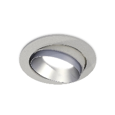 Комплект встраиваемого поворотного светильника Ambrella light XC7653023 SGR/MCH серый песок/хром матовый MR16 GU5.3 (C7653, N7033)