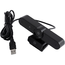 Веб-камера OKLICK OK-C031FH 1920x1080, 30 кадр/с, USB Type-A, микрофон (шумоподавление), автоматическая фокусировка, универсальное крепление