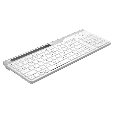 Клавиатура беспроводная A4Tech Fstyler FBK25, USB, Bluetooth/Радиоканал, белый/серый