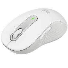 Мышь беспроводная Logitech Signature M650 L белый, 4000 dpi, радиоканал, Bluetooth, USB, кнопки - 5