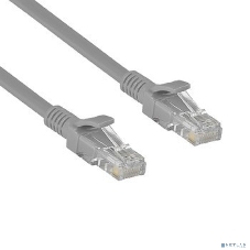 Патч-корд ExeGate UTP-RJ45-RJ45-5e-CU-3M-GY, UTP, cat.5e, 3м, медь, серый