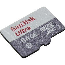 Флеш карта microSD 64Gb SanDisk microSDXC Class 10 Ultra UHS-I A1 140MB/s