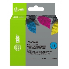 Картридж струйный Cactus CS-C4838 желтый (29 мл) для №11 HP 2000/2500/1000/1100/1200